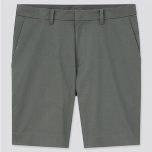 Uniqlo NEW Men's Stretch Slim Fit Chino Shorts Olive Green Size Large 33-36 in.
